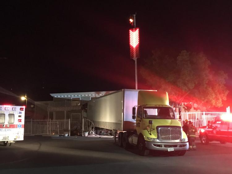 Semi Intentionally Crashed into Moonlight Bunny Ranch Brothel Semi Intentionally Crashed into Moonlight Bunny Ranch Brothel
