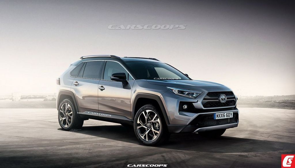Тоёта RAV4 обновленного поколения показался на первом изображении Тоёта RAV4 обновленного поколения показался на первом изображении