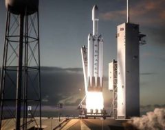 SpaceX запускає ракету Falcon Heavy із автомобілем на борту