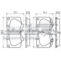 Дискові гальма 0986494153 BOSCH