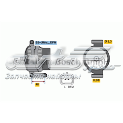Автомобильный генератор Bosch 0124415041 цена, от 70.38 USD