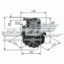 0450907015 Bosch filtro de combustível