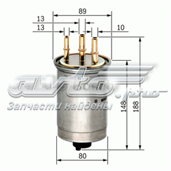 Фільтр палива 0450906508 BOSCH