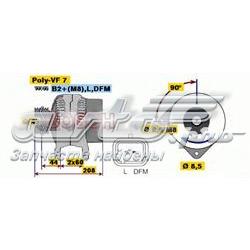 0124525076 Bosch Генератор автомобильный