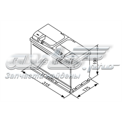 Батарея акумуляторна 0092S50110 BOSCH