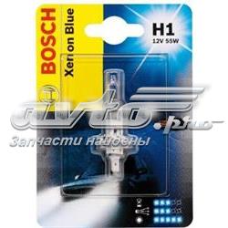 Галогенная автолампа Bosch H1 P14,5s 12V 1987301011