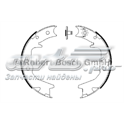 Колодки гальмові задні, барабанні 0986487683 BOSCH