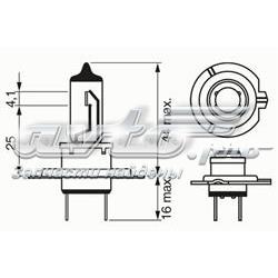 Лампочка галогенная 1987301087 Bosch
