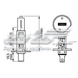 1987301011 Bosch Лампочка дальнего света