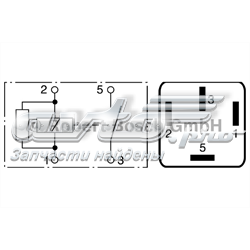 Реле електричне багатофункціональне 0986332001 BOSCH