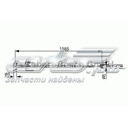 Трос ручника проміжний 1987482145 BOSCH