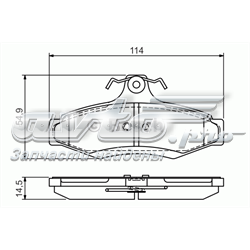 Колодки дисковые  Bosch 0986495068 цена, от 12.40 USD