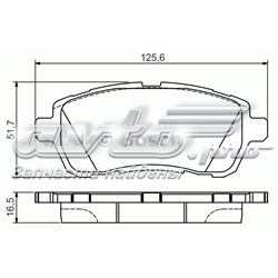 0986495108 Bosch sapatas do freio dianteiras de disco