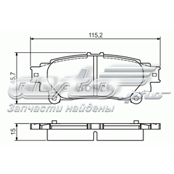 0986495174 Bosch sapatas do freio traseiras de disco