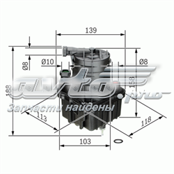 0450907016 Bosch filtro de combustível