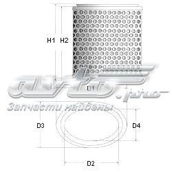 CAF100438C Champion filtro de ar