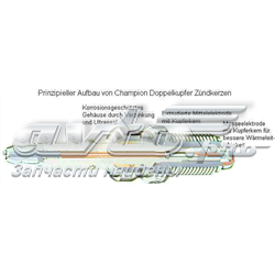 Свеча зажигания Champion OE072T10 цена, от 2.40 USD