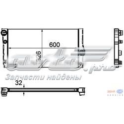 Радіатор водяний 8MK376755381 HELLA