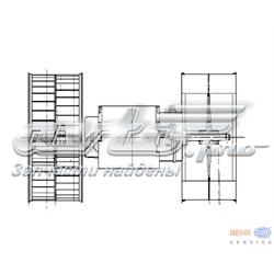 Ventilador habitáculo 8EW009100621 HELLA