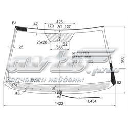 Лобовое стекло 5610142102 Toyota