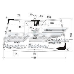 Лобовое стекло 5611160513 Toyota