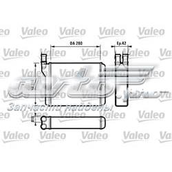 Радіатор пічки (обігрівача) 812027 VALEO