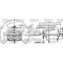 Motor eléctrico, ventilador del radiador 698004 VALEO
