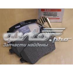 Sapatas do freio dianteiras de disco Suzuki Swift 3 RS