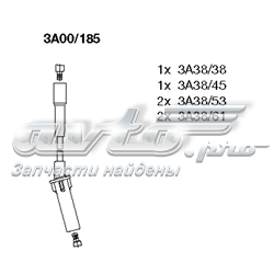 Дроти запалювання 3A00185 BREMI