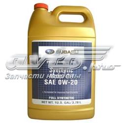 Моторное масло Subaru SYNTHETIC OIL 0W-20 Синтетическое 3.78л (SOA868V9305)