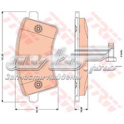 Колодки передні GDB1785 TRW