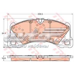 97035194904 Porsche sapatas do freio dianteiras de disco