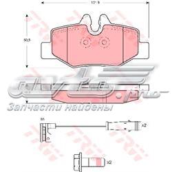 Колодки на гальмо задній дисковий GDB1601 TRW