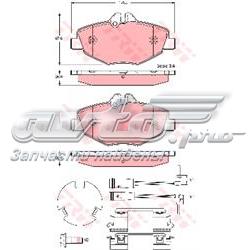 Дискові гальма GDB1542 TRW