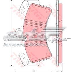 Колодки гальмівні передні, дискові GDB1548 TRW
