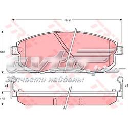 Колодки гальмівні дискові комплект GDB1003 TRW