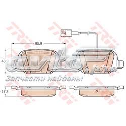 77365161 Fiat/Alfa/Lancia sapatas do freio traseiras de disco