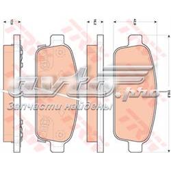 Колодки на гальмо задній дисковий GDB1844 TRW