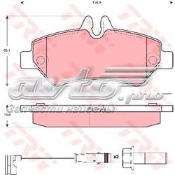 Задні колодки GDB1697 TRW