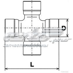 Хрестовина карданного валу, переднього J2921007 JAKOPARTS
