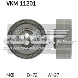 Ролик натяжителя ременя газорозподілу VKM11201 SKF