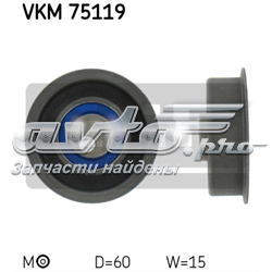 Tensor de la polea de la correa dentada, eje de balanceo VKM75119 SKF