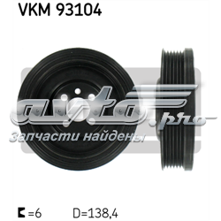 Шків колінвала VKM93104 SKF