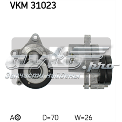 Ролик натяжителя ременя агрегатів VKM31023 SKF