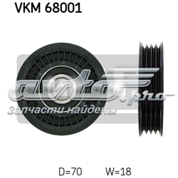 Ролик натяжителя ременя агрегатів VKM68001 SKF