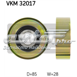 Ролик натяжителя ременя агрегатів VKM32017 SKF