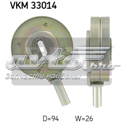 Ролик натяжителя ременя агрегатів VKM33014 SKF