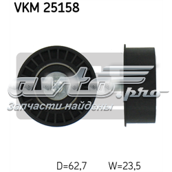 Ролик ременя ГРМ, паразитний VKM25158 SKF