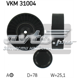 Ролик натяжителя ременя агрегатів VKM31004 SKF