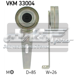 Ролик натяжителя ременя агрегатів VKM33004 SKF